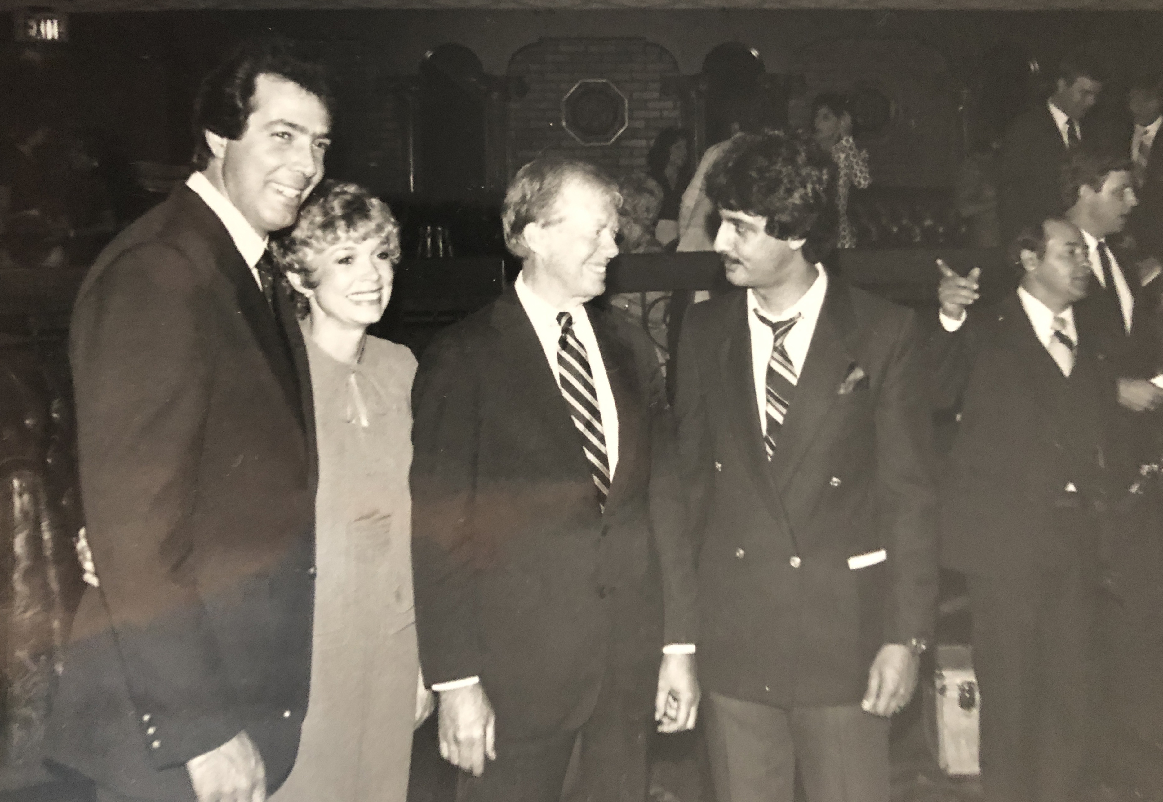 Interviewing former U.S. President Jimmy Carter and former Congressman Marty Russo in 1979. Photo courtesy of Ray Hanania